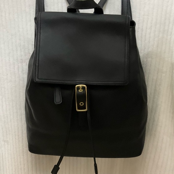 Coach Handbags - NWOT Vintage Coach Legacy Unisex Black Leather Backpack 9827